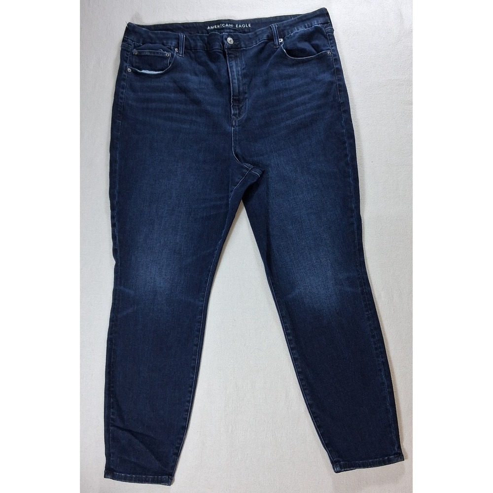 American Eagle BFF Jegging Womens Size 24 XL Dark Wash Stretch Denim